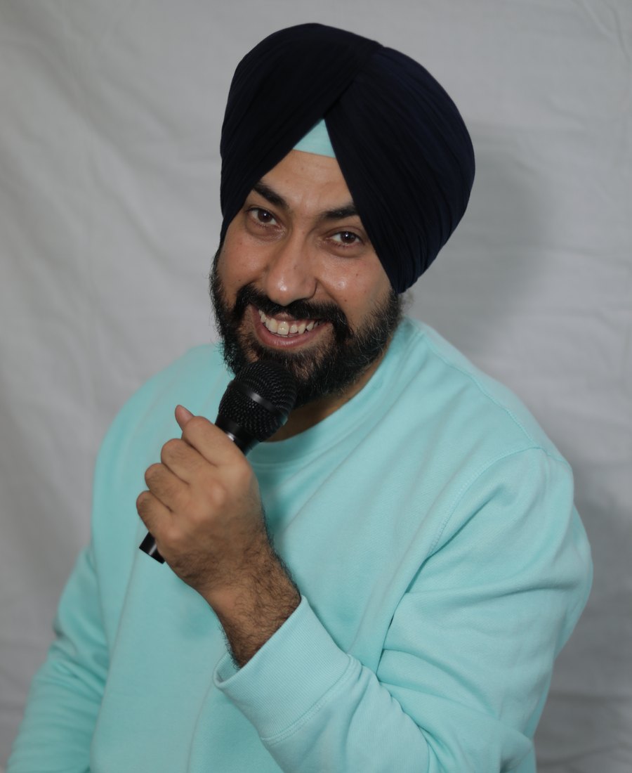 Harmeet Singh Kohli, multilingual stand-up comedian and MC based in Surrey BC